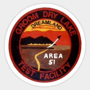 Groom Lake Test Facility Sticker